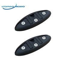 2PCS Boat Accessories Nylon Sailboats Flip Up Folding Pull Up Cleat Dock Deck Boat Marine Kayak Hardware Line Rope Mooring Cleat