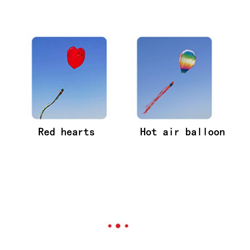 Inflable blando, cometa china de corazón rojo, globo de aire de dibujos animados, cometa para niños, cometa de cola larga de Color, juguetes deportivos de ocio para adultos al aire libre