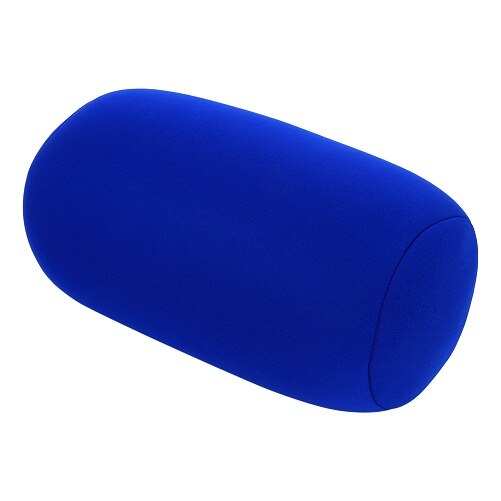 Zachte Mini Kussen Microbead Terug Sofa Kussen Roll Gooi Gezellige Kussen Reizen Thuis Kantoor Slaap Neksteun Kussen: blue