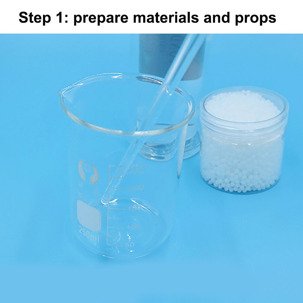 Gránulos de plástico polimórfico de 100g, Material de bricolaje multimorfo Plastimake para uso de aficionados