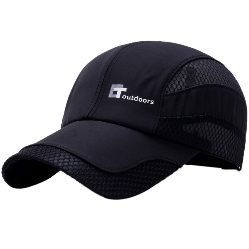 Mesh cap letter broderi bomull polyester 50+  solskydd snabbtorkande anti-uv justerbara hattar utomhus sportkläder tillbehör