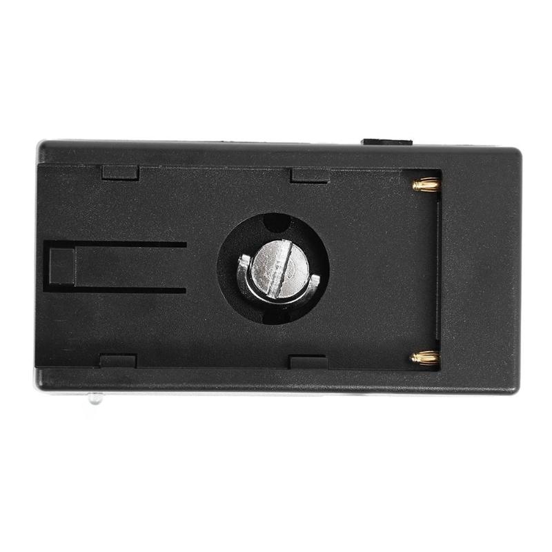 ALLOYSEED NP-F Battery Adapter Buckle Plate With 7.4V DC Plug For Sony NP-F Series NP-F970 F960 F770 F750 F570 Camera Accessory