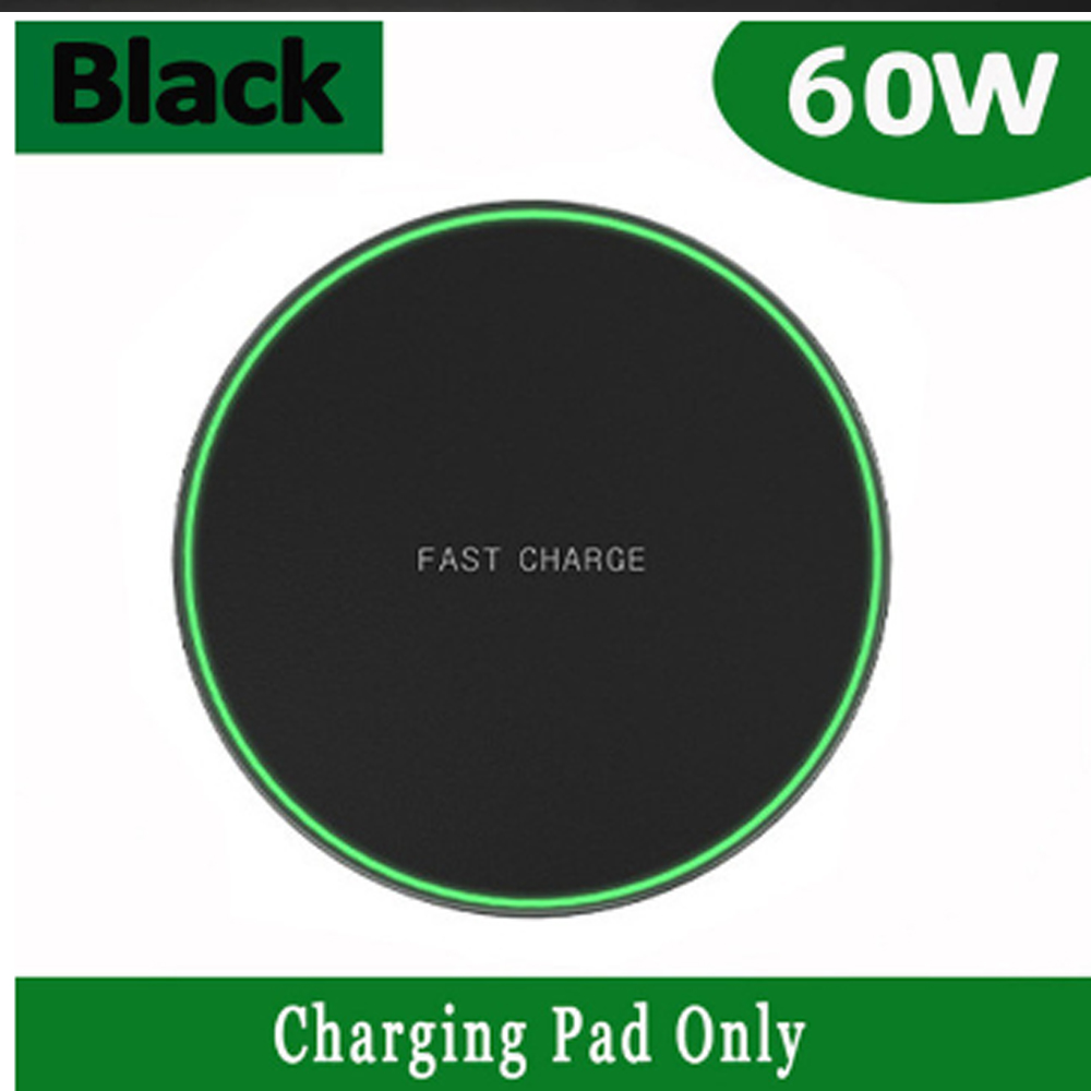 Cargador inalámbrico para Doogee V10, base de carga inalámbrica para teléfono, Dual 5G, S89 Pro, Blackview, BV9700 Pro, 30W: Verde