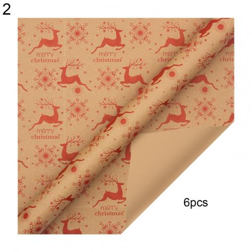 Lightweight Great Single-sided Pattern Packing Paper Paper Christmas Wrapping Paper Attractive for Home: 2