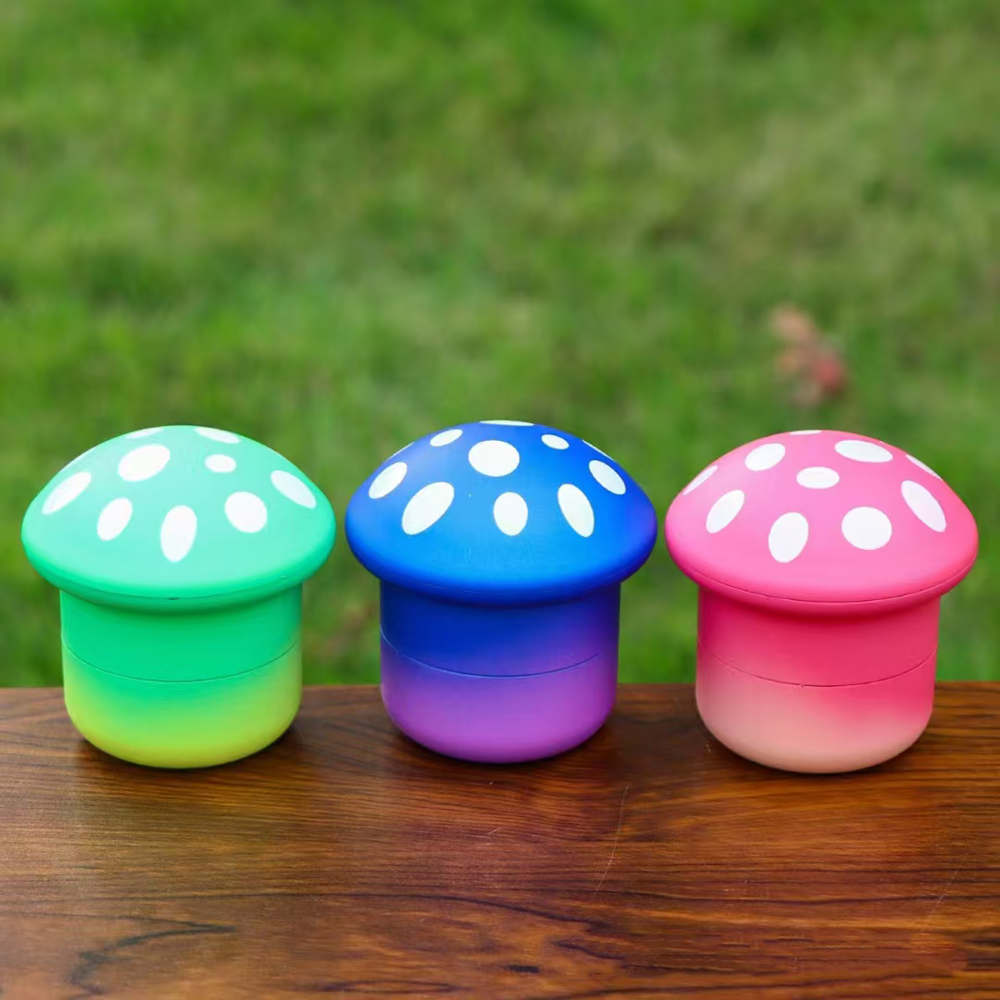 Grand broyeur métallique pour herbes, 70MM, en forme de champignon, pour fumée, 4 couches, pour épices, plastique et métal durables