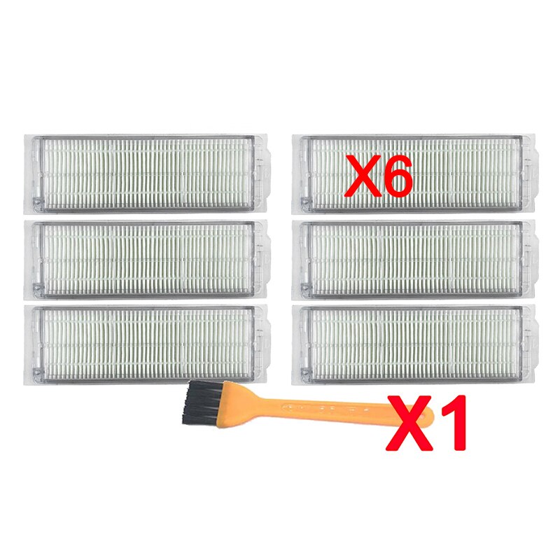 Hepa-suodatin xiaomi mijia styj 02ym: lle conga 3490: lle viomi  v2 pro v-rvclm 21b -imurin osat lisävarusteet: 7 kpl