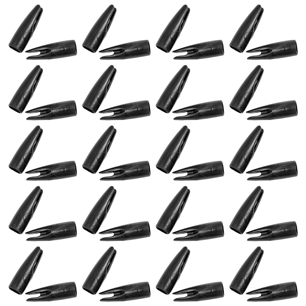 50pcs Arrow Tail Protectors Durable Arrow Tail Covers Arrow Nock for Outdoor Archery Protection: Default Title