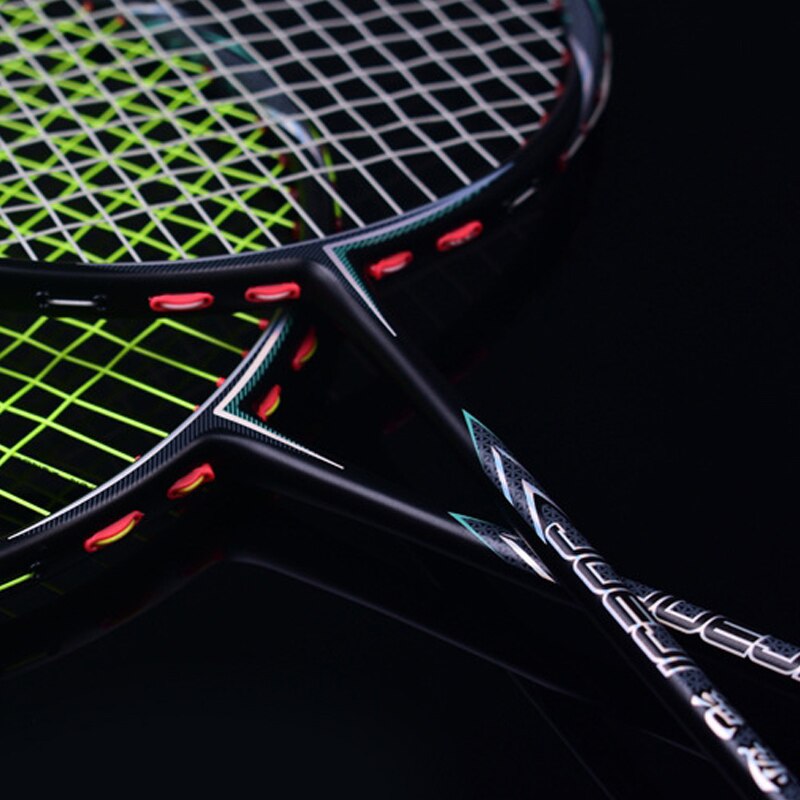 6u 100% raquetes de badminton carbono profissional g4 ultraleve raquete ofensiva e defensiva 24-32lbs padel esportes com caixa presentes