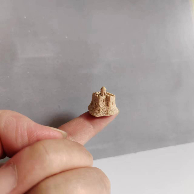 10 Uds./casa de hadas/castillo/cabaña en miniatura/gastado/lindo/jardín de hadas/gnomo/decoración de terrario musgo/bonsái/suministros de bricolaje