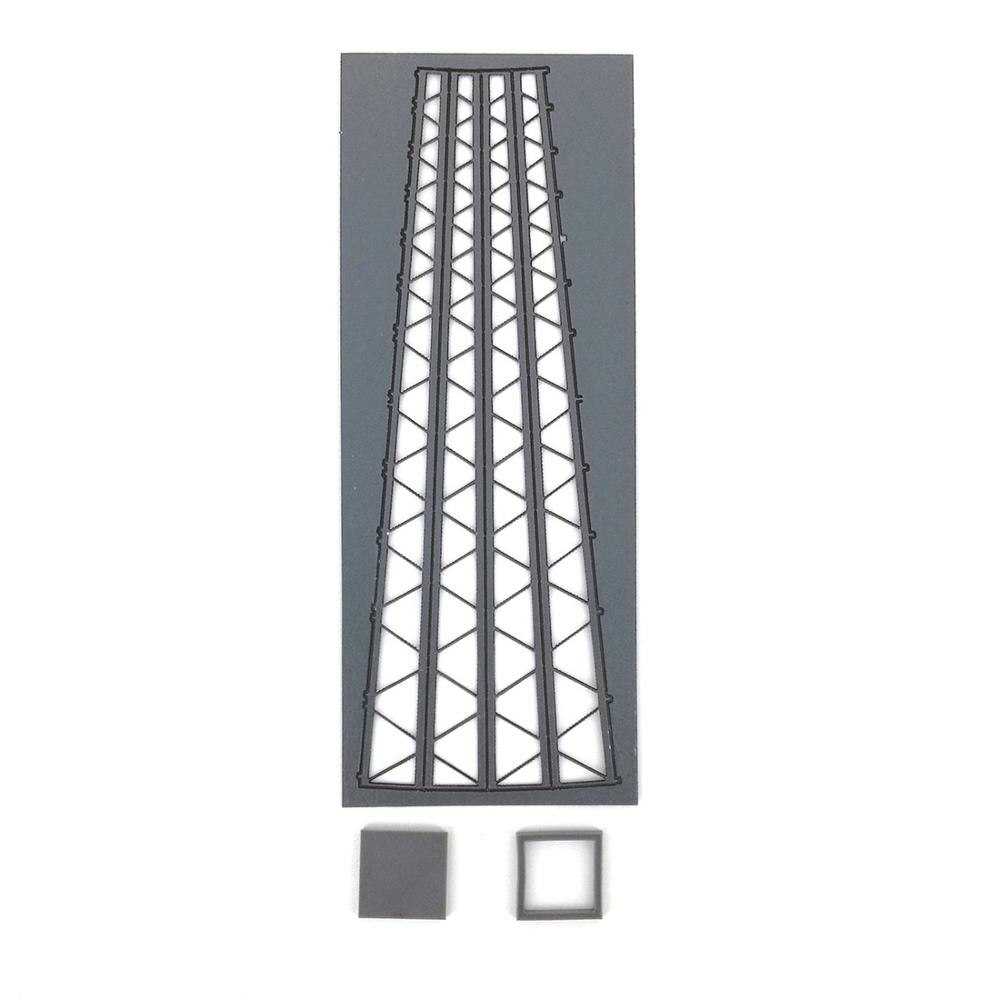 1Pc/5pcs/10pcs 1:87 HO Scale Train Railway Scene Decoration Assembly Brackets Model For Sand Table Accessories: 1