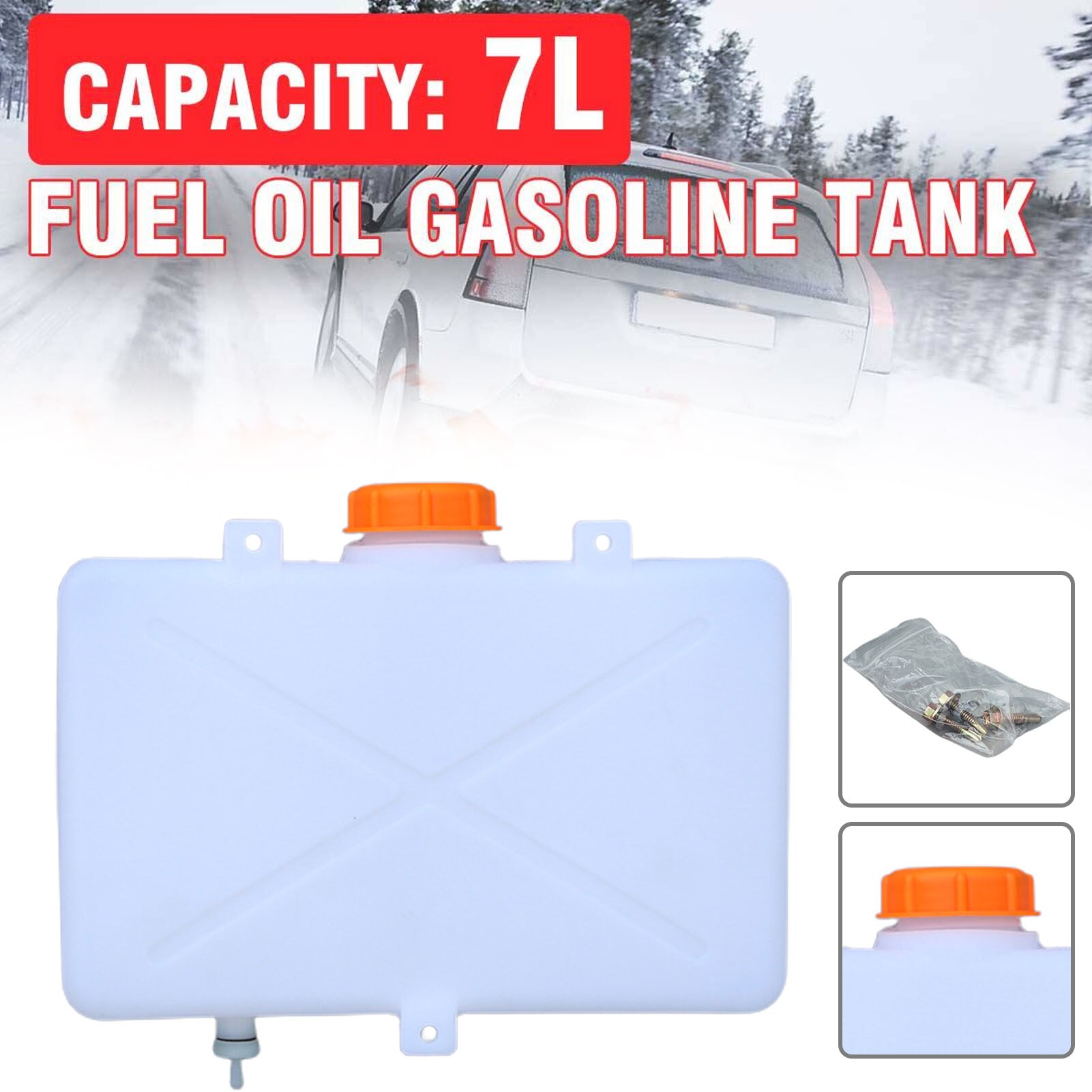 Tanque de combustible de gasolina para coche y caravana, calentador de aire diésel para coche y caravana, herramienta de estacionamiento, Coche diésel, 7l