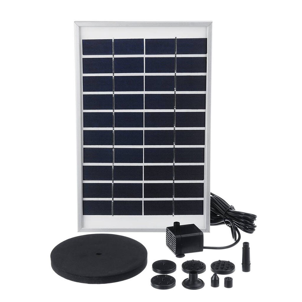 1PC ABS Solar Water Panel Power Geyser Pump Kit Pool Garden Pond Watering Submersible fontanna solarna фонтан для пруда#40
