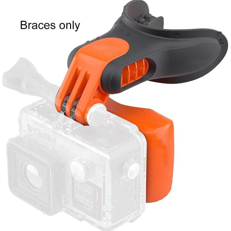 1Set Surfen Schieten Surf Dummy Bite Mond Mount Tanden Bretels Houder Action Camera Tandensteunen Houder Mond Mount Voor gopro