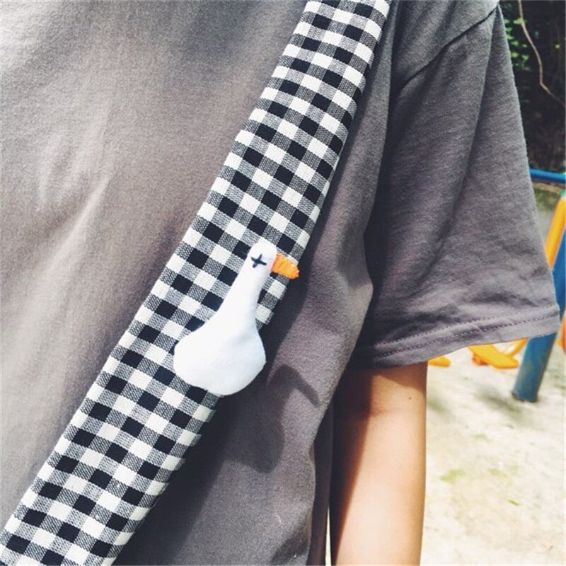 Nette Karikatur Weiße Ente Metall Emaille Brosche Persönlichkeit Modische Ente Abzeichen Stift modisch schick freundlicher Kleidung Rucksack Jewe