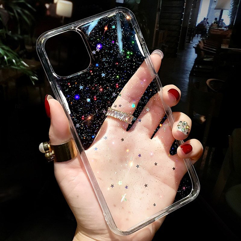 Dla iPhone 11 zawodowiec Max sprawa kryształ górski Bling diamentowa kamera Len ochraniacz brokat gwiazda pokrywa dla iPhone 11 X XR XS Max etui na telefon