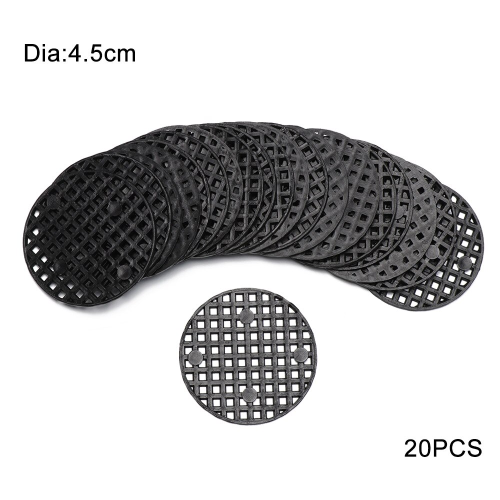 20/30 PCS Anti-corrosie mat Ronde Insect Voorkomen Tuin Supply lekvrije Anti-corrosie Grid bodem Pad Bloempot Pakking: 4.5cmx20PCS