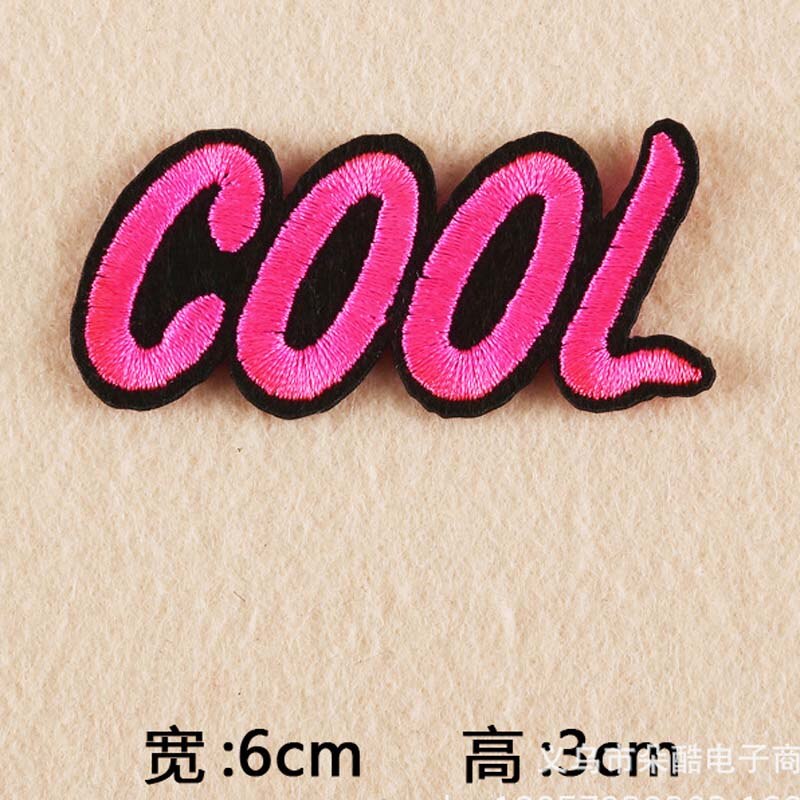 Cartoon Kids Cool Ijzer Op Patch Kleding Patch Voor Kleding Meisjes Jongens Geborduurde Pathces: Default Title