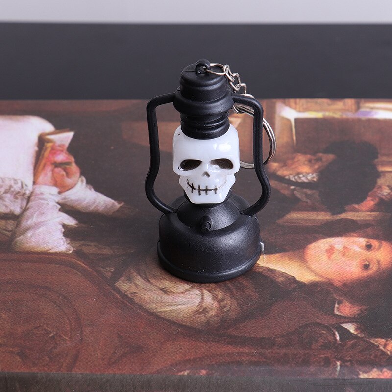 Halloween pumpa skelett huvud lykta häxa ljus bar ktv köpcentrum scen arrangemang skrivbordsdekoration rekvisita 8 x 4cm