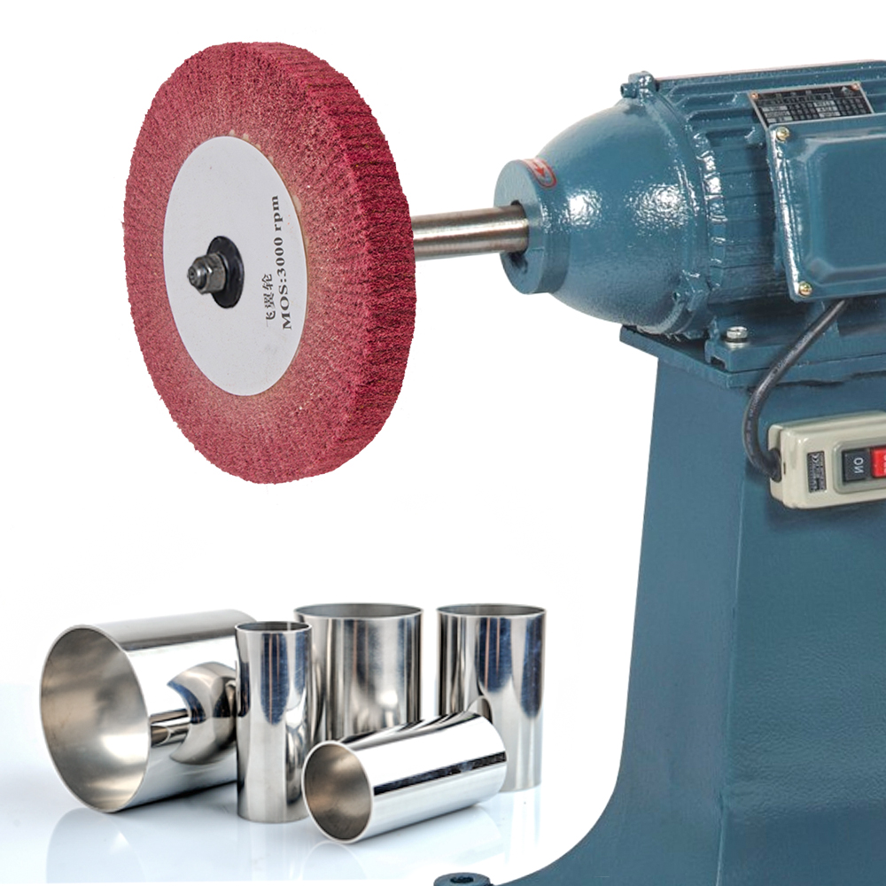 Nylon Polishing Mop Brush Drawing Deburring Drum Wheel for Stainless Steel
