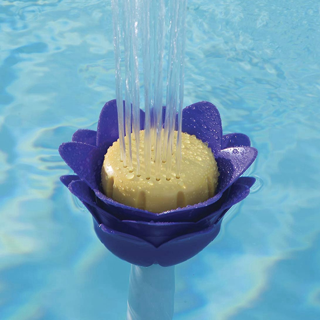 Waterfall Pool Fountain Spray Pool Spa Fountain w/ Adjustable Height & Direction