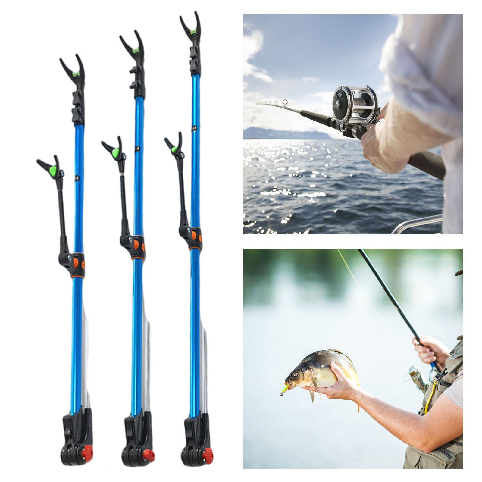Support de canne à pêche, outil de matériel, extensible, Durable, réglable avec des accessoires de piquet de terre