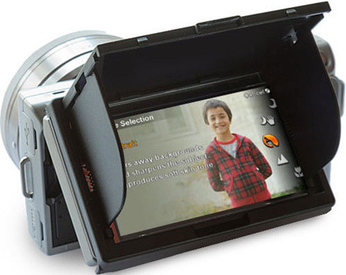 LCD Screen Protector Pop-up Hood Cover voor Sony Alpha NEX-3 NEX-5 NEX-5C