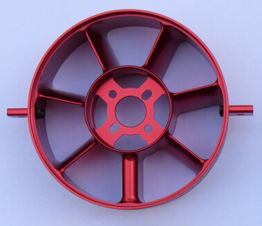 70mm metal ducted parts JP EDF fan / ducted tube / leaf / shell / fairing/Shroud: Yellow