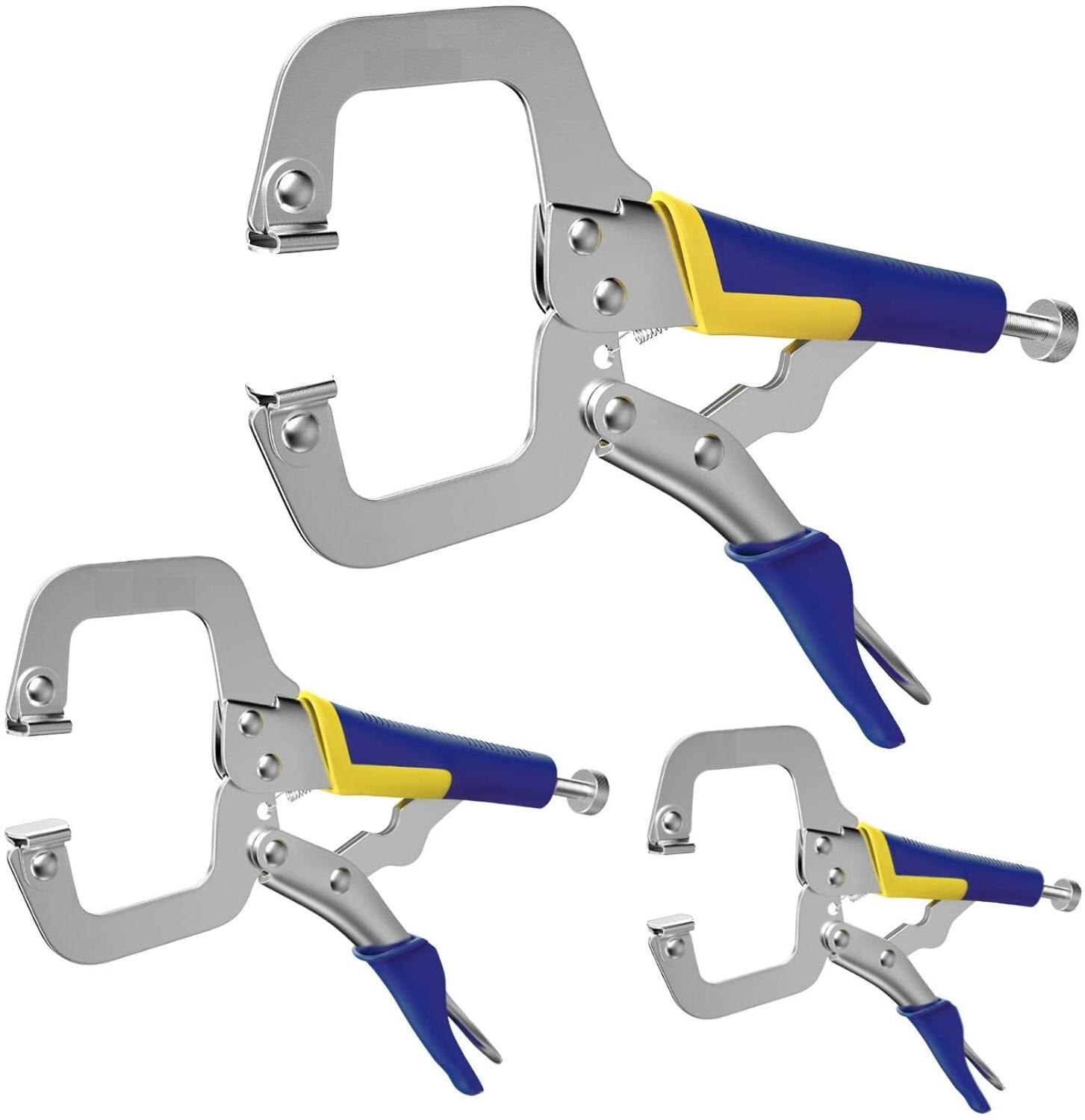 6 ''+ 9'' + 11 ''Vergrendeling C-Clamp Heavy Duty Ergonomische Grip C-Type Vergrendeling lassen Houtbewerking Tang Quick Release
