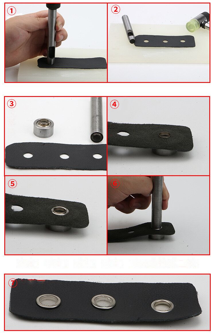 150 zestawów metalowe oczko 8/16mm siatka metalowa oczko z podkładką metalowe przelotki oczka robić mebli materac JY-012