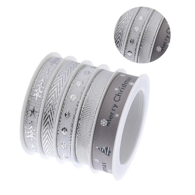 Lint Kerstboom Bedrade Lint Breedte 2/10/15Mm Wired Lint Voor Cadeau Inpakken Cake Lint Diy handgemaakte Accessies