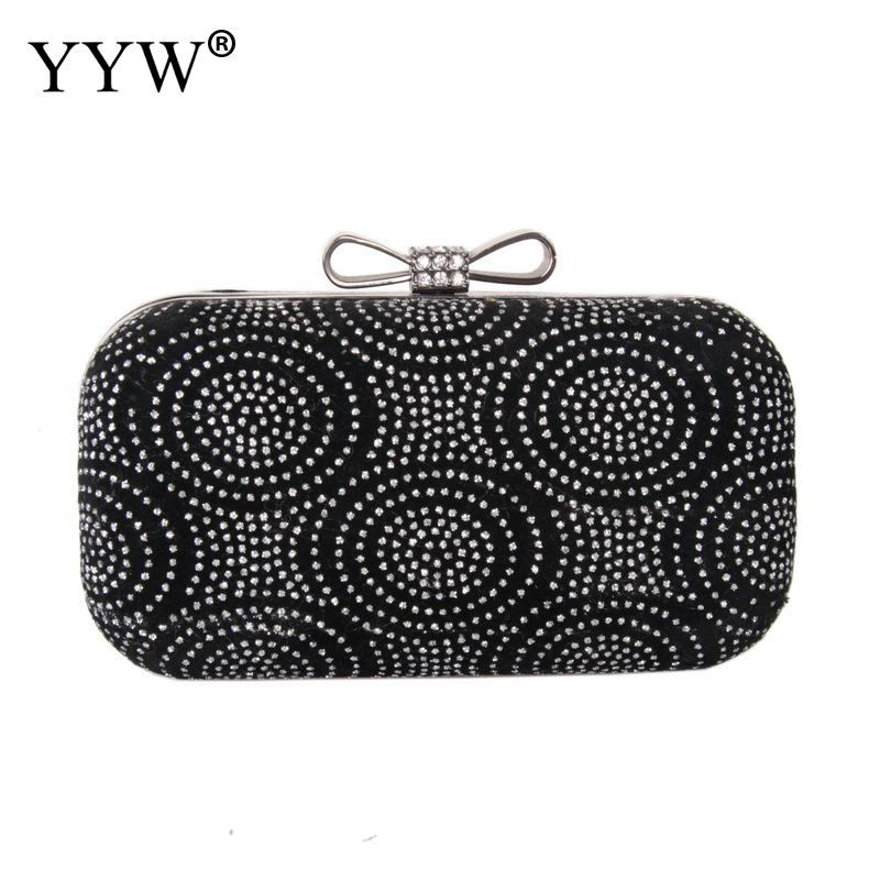 Bolsos de hombro Vintage para mujer bolsos de mano bolso de mano de de bolsos cruzados femeninos con cadena negro Sac A Main: black