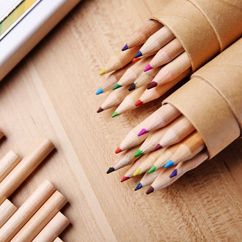 12 Colors Artist Drawing Painting Sketching Writing Drawing Pencil Box Cases