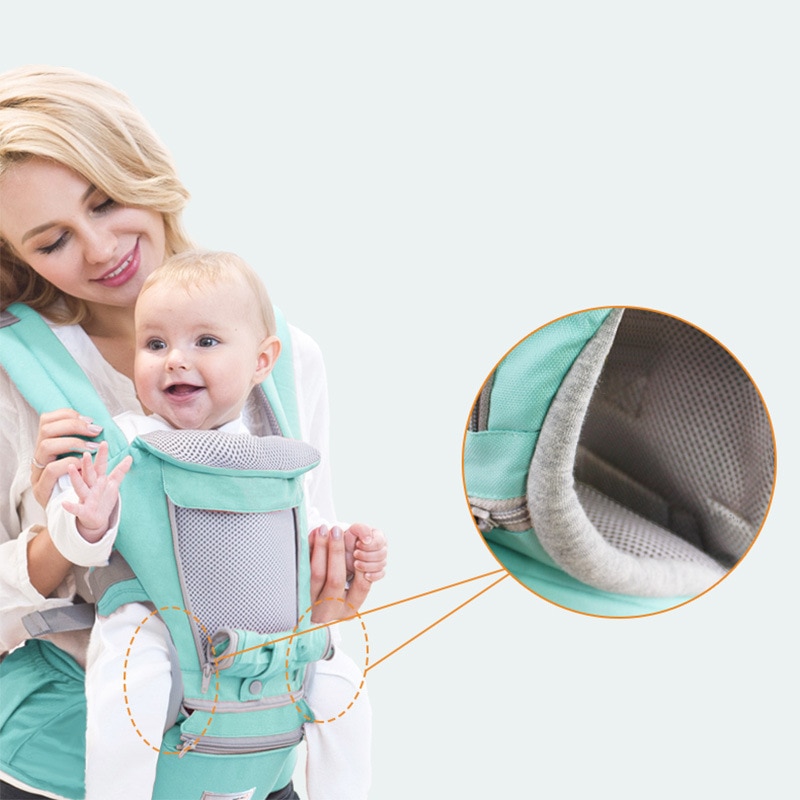 Portabebé pequeño para bebé, porta bebés ergonómico, arnés para bebé frontal, cabestrillo para bebé de 0 a 36 meses