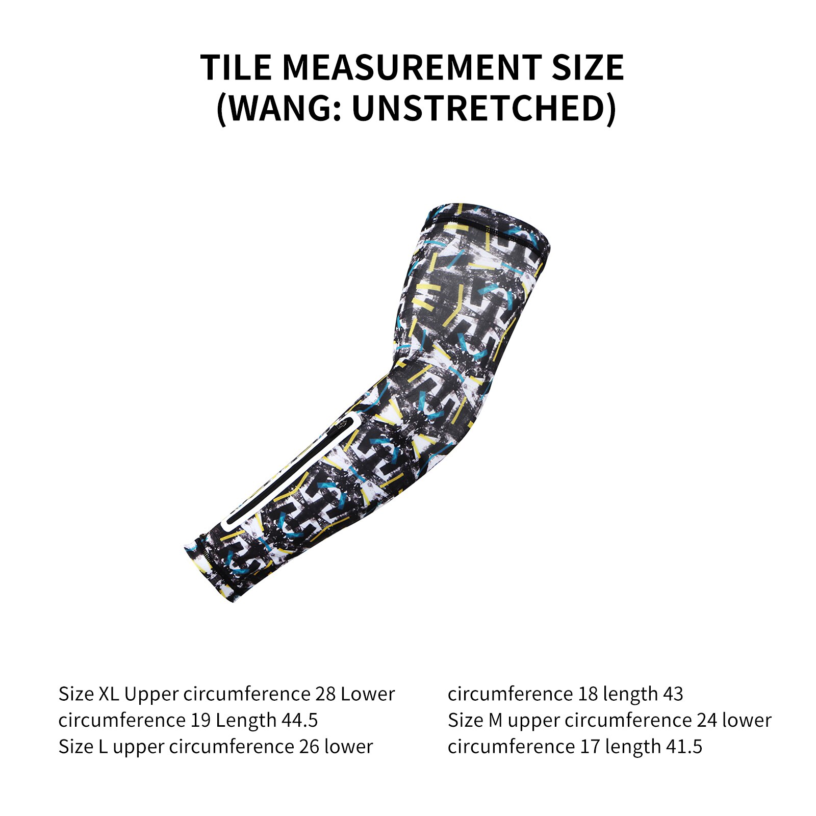 Arm Sleeve With Pocket Sport Compression Sleeve Sport Sleeve With Phone Bag UV Proof Running Sleeve Arm Cooler Arm Cover