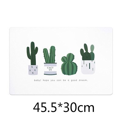 1pc antislip servies warmte-isolatiematten placemat anti-olie kom bord mat eva materiaal transparante placemats bekermat: D