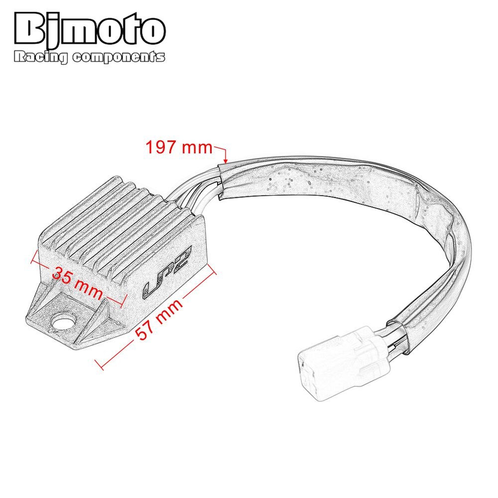 Motorfiets spanningsregelaar gelijkrichter Voor Honda 31600-KSC-671 31600-MEY-671 CRF250X 2004 CRF450X 2005 Yaxiang LD450