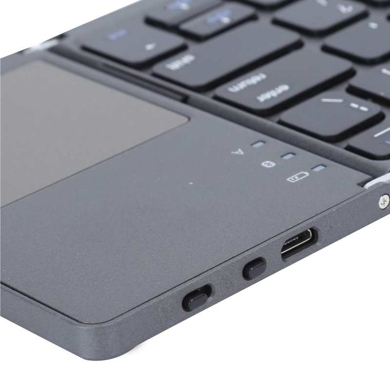 touch pad mouse touch pad keyboard Wireless Foldable Keyboard for Bluetooth PC Laptop Portable Triple Folding Keyboard touch