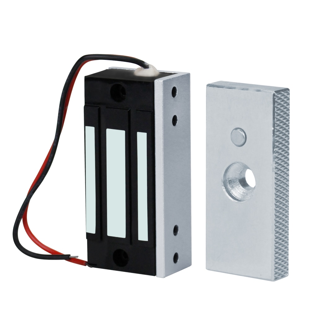 Elektromagnetische Lock 60KG 12V Elektronische Elektrische Magnetische Lock Kast Mini Deursloten 132lbs Holding Force voor Entry Access