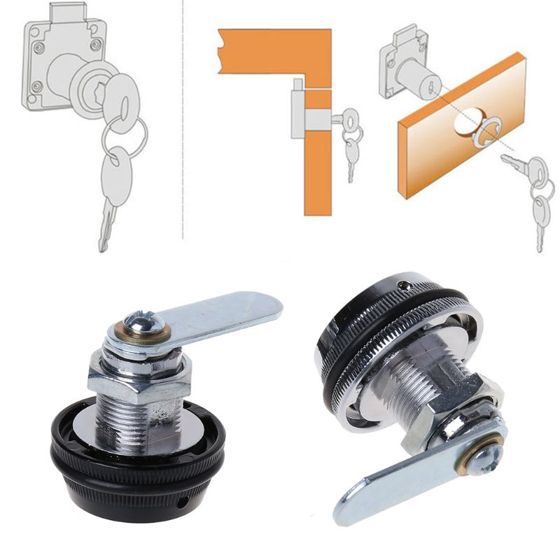 3-Digit Combination Mailbox Lock 7/8" Rotary Tongue Cam Lock for Cabinet Drawer ZY119