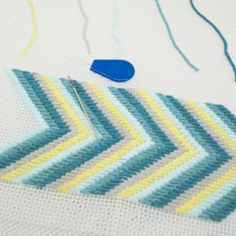 Tissu en maille 100x100cm pour crochet de loquet, tapis, crochet, fabrication de tapisserie, toile, bricolage, outil artisanal