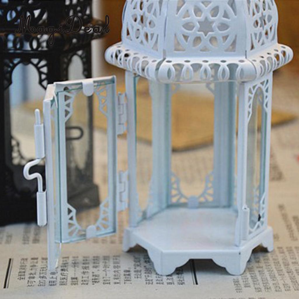 Lanterne bougie Vintage Style marocain | Photophore d'extérieur et d'intérieur, décor pour fête noël mariage