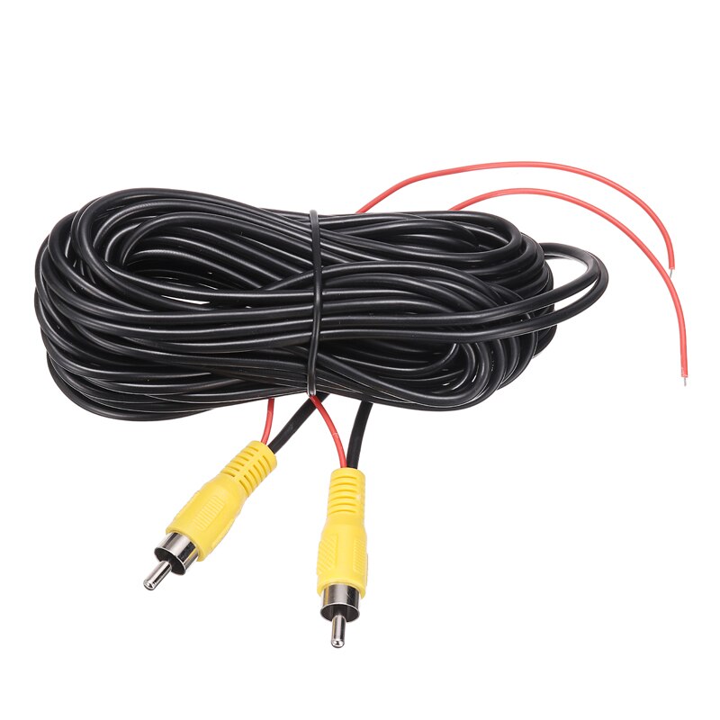 1pc Car Video Cable 10M RCA Reverse Rear View Backup Camera Video Cable Cord Parking Extension Wire Accessories