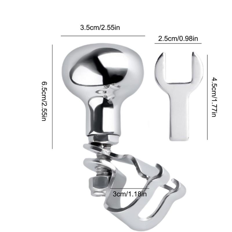 Boule de volant de bateau en acier inoxydable 316, bouton de poignée, aide tournante, commande manuelle, volant marin, aide au bouton Bouton rotatif pour yacht, bateaux Accessoires marins