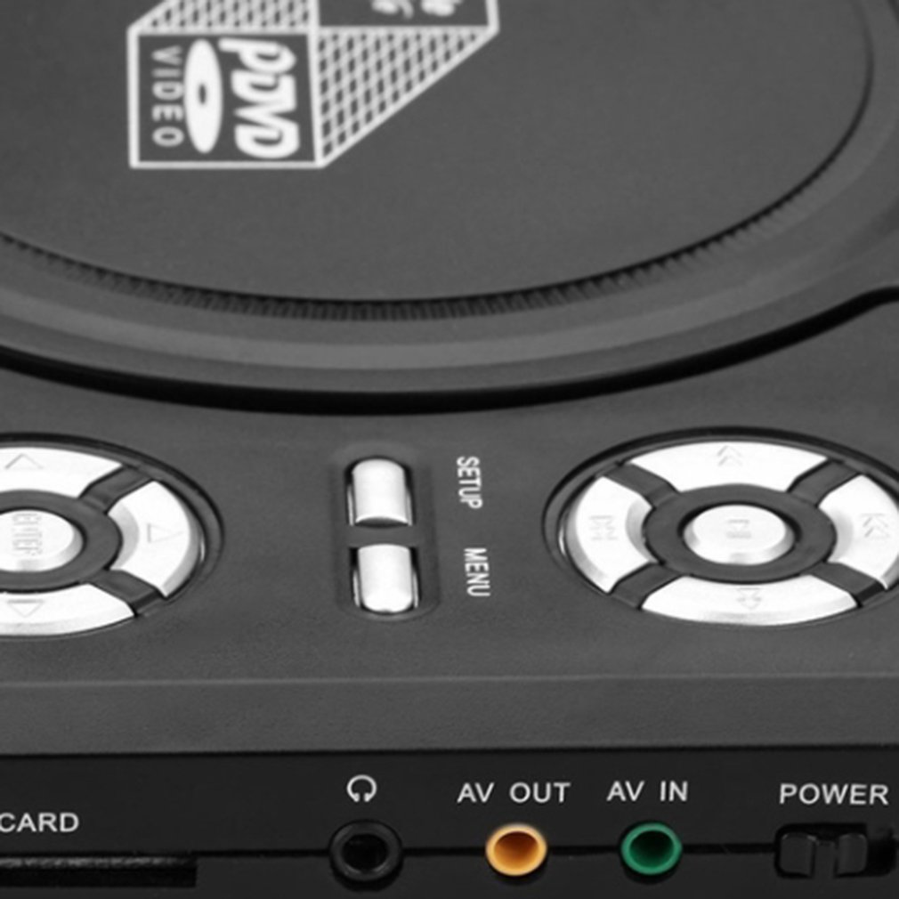 9.8 Inch Portable Mobile DVD With Mini Television Built In Battery Intelligent Power-off Memory Function Mini Television