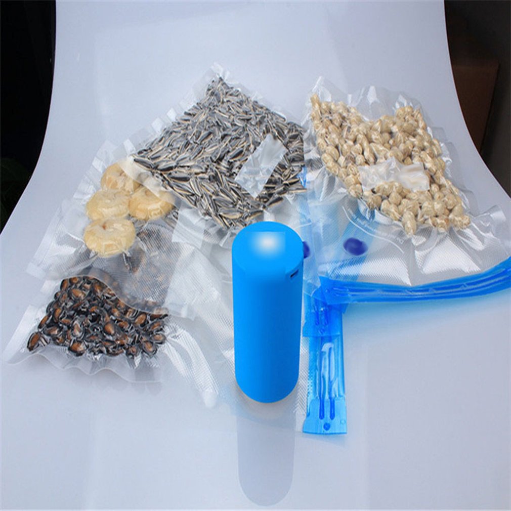 Household Vacuum Air Extractor Home Travel Storage Food Preservation Small Vacuum Packaging Machine