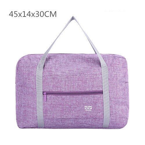 Waterproof Travel Duffle Bags Men Weekend Handbag Large Capacity Clothes Socks Shorts Tote Organizer Suitcase Luggage Accessorie: B Purple