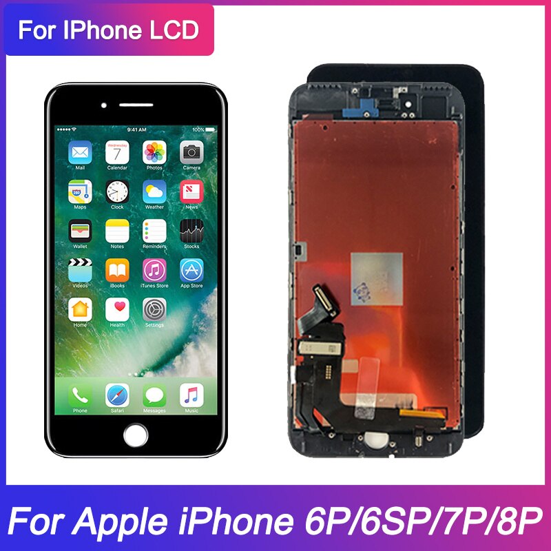 Lcd-bildschirm-touchscreen-ersatz für iphone 6 plus 6s plus 7 plus 8 plus, digitizer für iphone 6p 6sp 7p 8