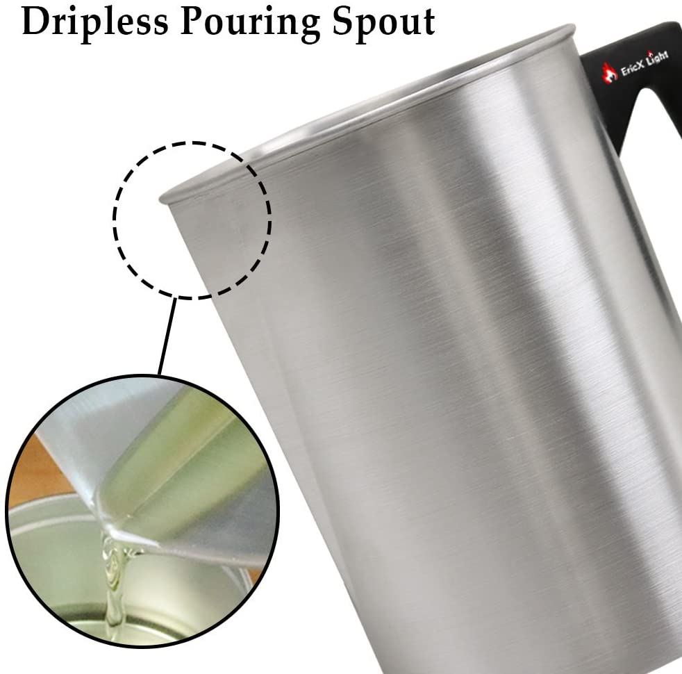 Candle Melting Pot Wax Melting Cup Wax Melting Pot Candle Making Pouring Pot Heat-Resisting Handle