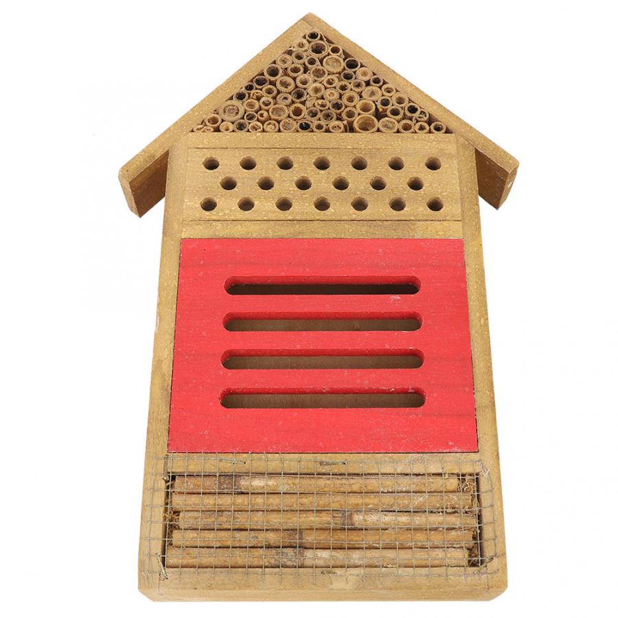 Maisonnette en bois à insectes | Chambre à insectes en bois, abri d'hôtel, décoration de jardin, coffret à abeilles en bois
