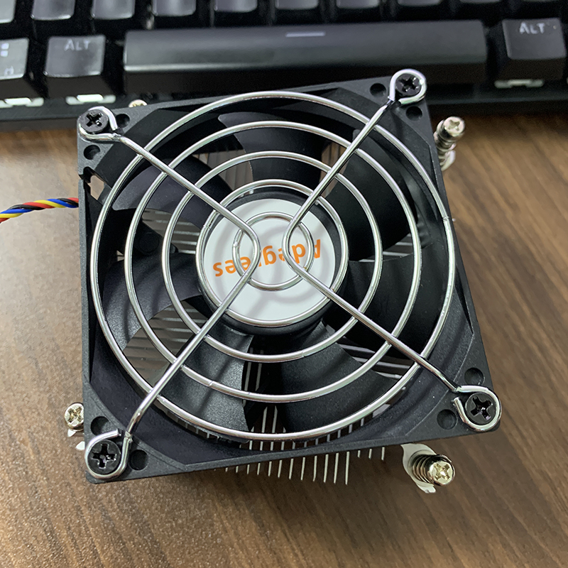 80MM CPU Air Cooler 4PIN PWM Cooling PC Radiator Fan for Intel X79 X99 CPU Fan Ventilador